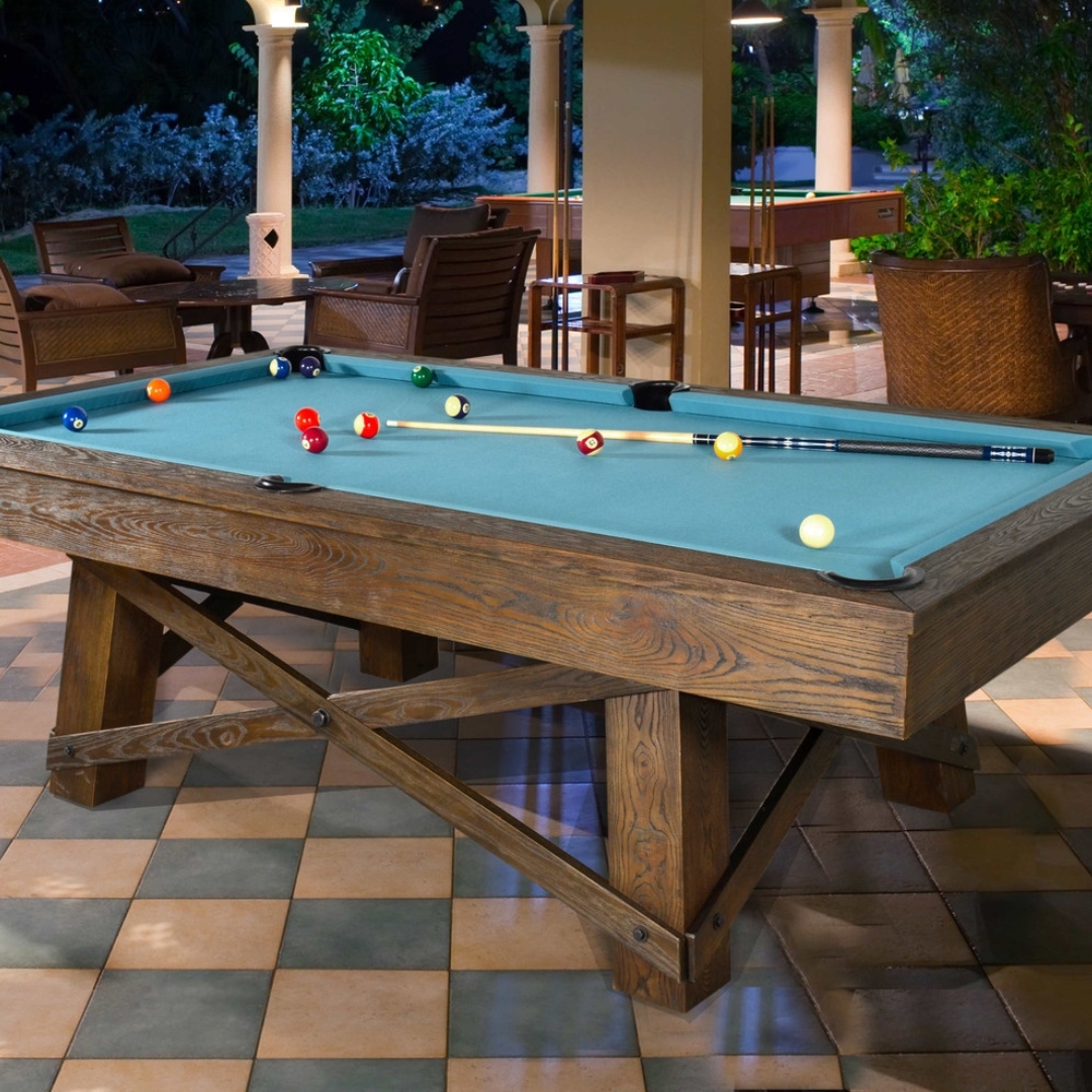 8ft Ashwood Slate Top Pool Table Craftsman