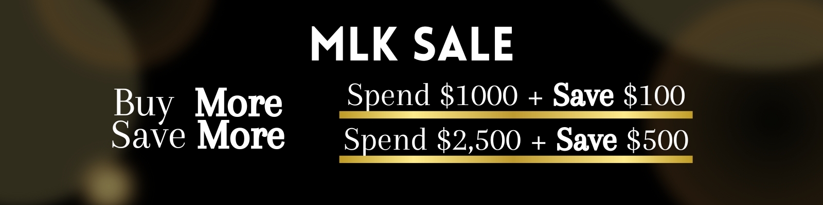 MLK Sale