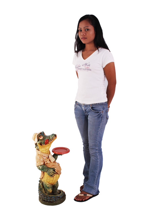 Crocodile Butler 2 foot Room Scene