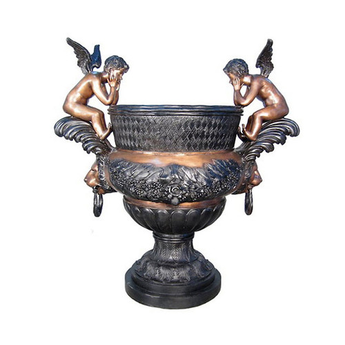 Cupid Urn Monumental