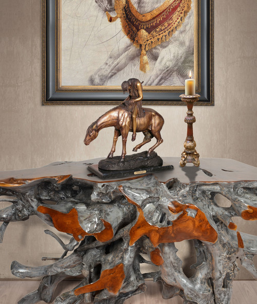 End of the Trail 21 Inches Tall After James Earle Fraser Room Scene