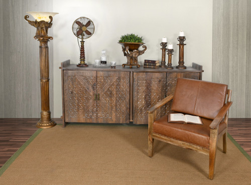 Elephant Floor Torchiere Room Scene
