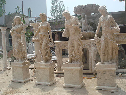 Travertine 4 Seasons with Bases