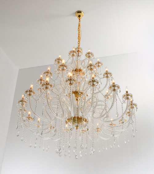 Grand Regal Crystal Chandelier Close Up Image