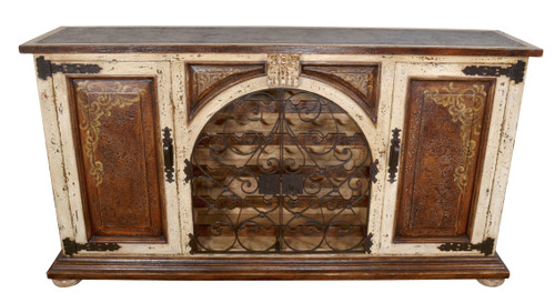 Casa Grande Iron Wine Sideboard Room Scene