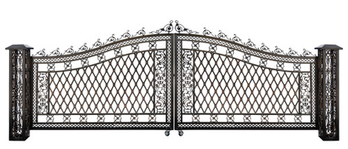 Bridgeton Moore Aluminum Wide Driveway Gate (KIT)