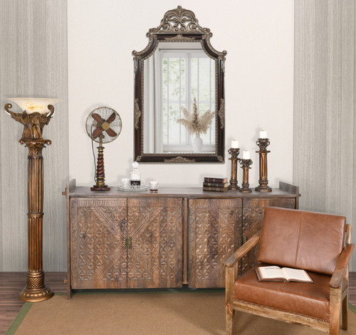 Classic Drape Mirror Room Scene