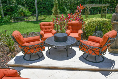 Chillounger All Inclusive Outdoor Firepit Club Set (KIT) Room Scene