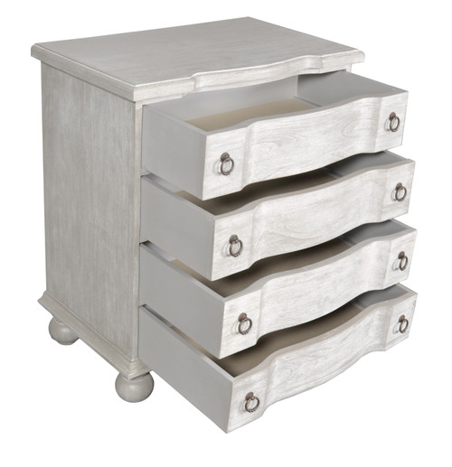 Mystique Gray Biltmore Nightstand Close Up Image
