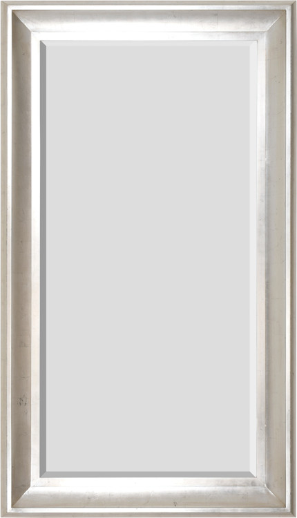 The Sterling Mirror 36X72 Silver with Champagne Wash