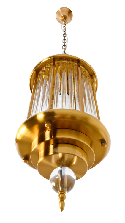 Chrome Brass Pendant Close Up Image