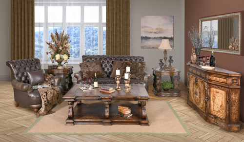 Inca Grand End Table Room Scene