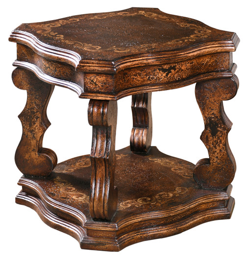 Inca Grand End Table Close Up Image