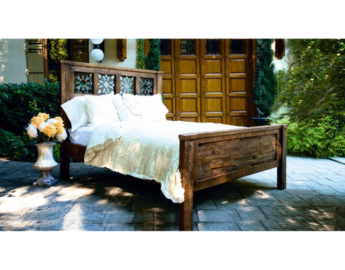 Mountain Studio Vintage Queen Bed Room Scene