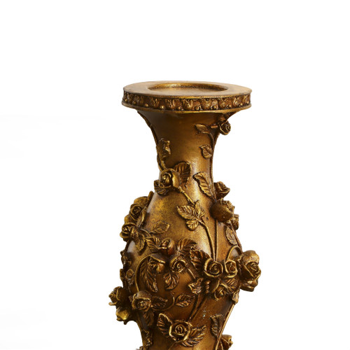 Golden Gardens 2 Piece Candleholder Set Close Up Image