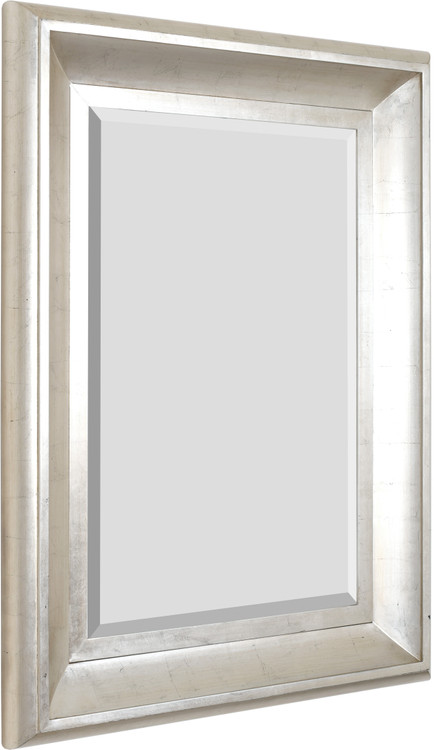 The Sterling Mirror 24X36 Silver with Champagne Wash Close Up Image