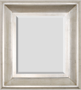 The Sterling Mirror 20X24 Silver with Champagne Wash