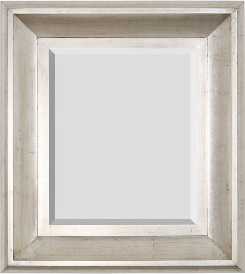 The Sterling Mirror 20X24 Silver with Champagne Wash