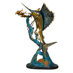 Swordfish on Marble Base - SpcPat