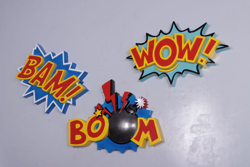 Boom Wall Art Close Up Image