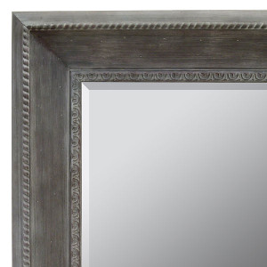Seasoned Grand Mirror 48X72 Distressed Seasoned Wood