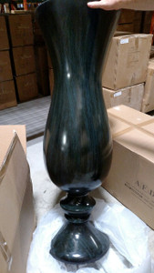 Dark Blue Tulip Vase Large