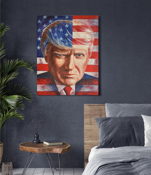 Trump Gallery Wrap Close Up Image