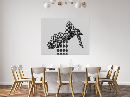 The Acrobat Gallery Wrap Close Up Image