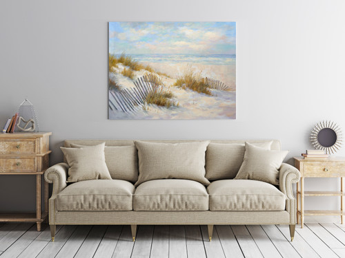 Grassy Beach Path Gallery Wrap
