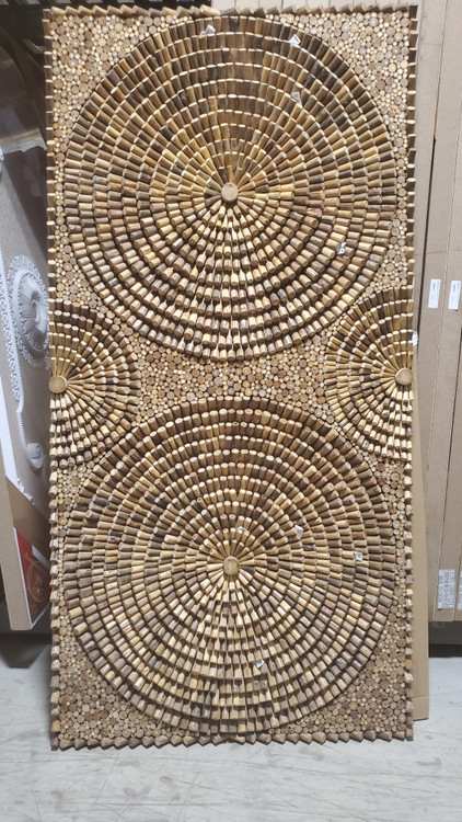 Rect Wall Art Random Wood 95x47in