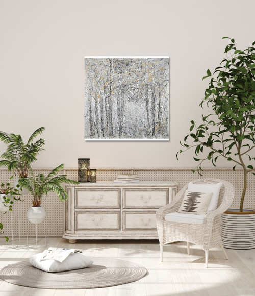 Black and Gold Drip Art Close Up Image