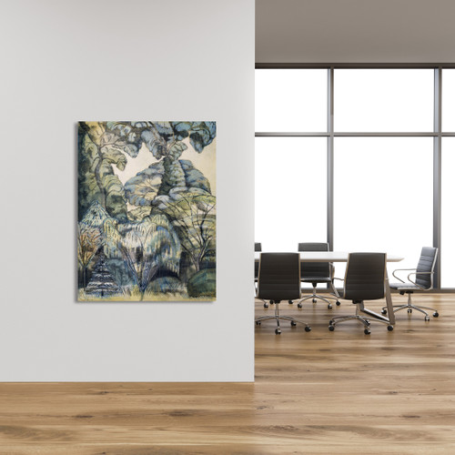 Botanical Sketch 36x48 Room Scene