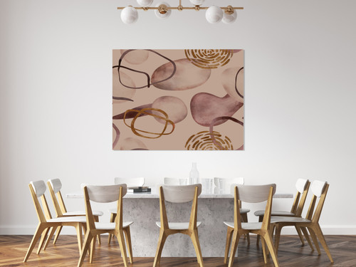 Golden Circles Close Up Image