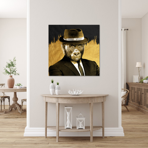 No Monkey Business Gallery Wrap