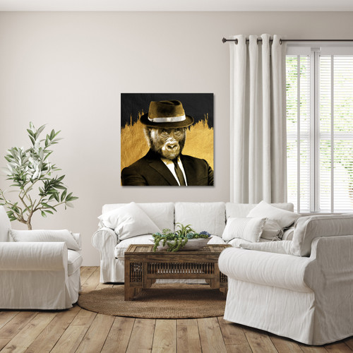 No Monkey Business Gallery Wrap Room Scene