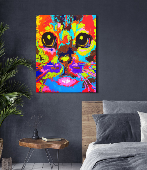 Cat Face Close Up Image