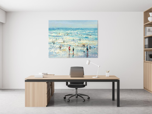 Beach Paradise 1 Gallery Wrap 30x40 Close Up Image