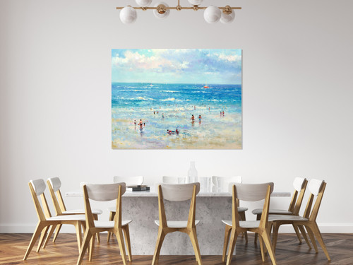 Beach Paradise 2 Gallery Wrap 36x48 Room Scene