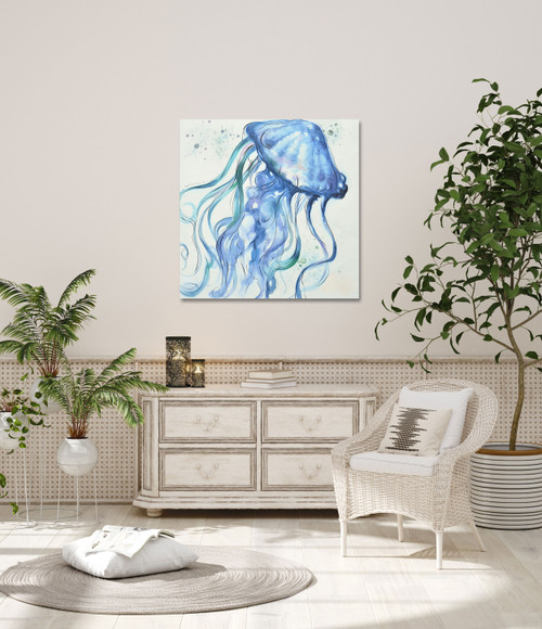 Jellyfish Gallery Wrap 30x30 Close Up Image
