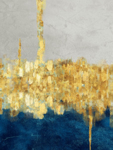 Golden Impressions I Gallery Wrap 36x48 Close Up Image