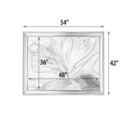 Framed Contemporary Blossom Close Up Image