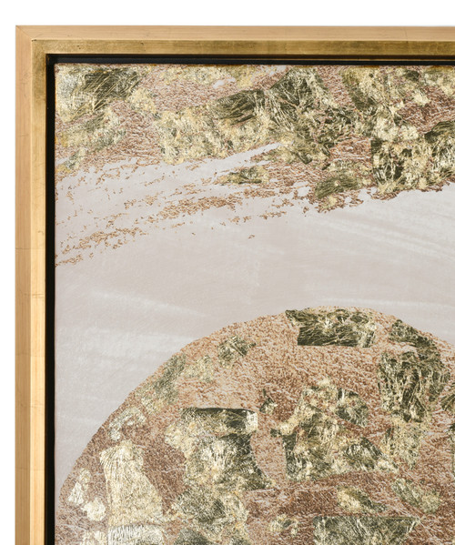 Golden Sphere Framed Room Scene