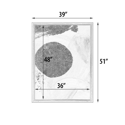 Golden Sphere Framed Close Up Image