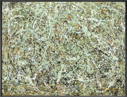 Verde Drip Art Gallery Wrap 36x48