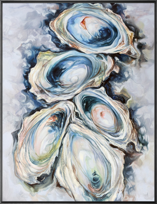 Five Oysters Giclee Room Scene