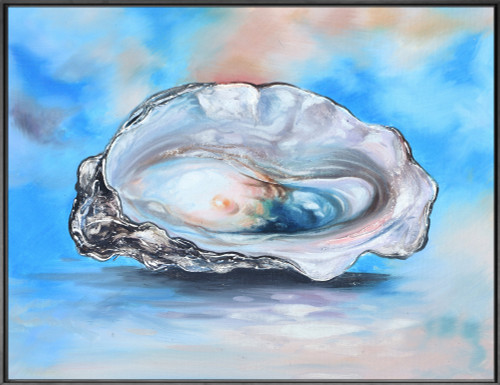 Oyster Shell with Pearl Giclee