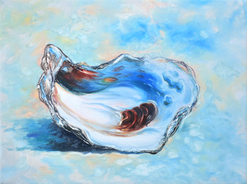 Large Oyster Shell Giclee