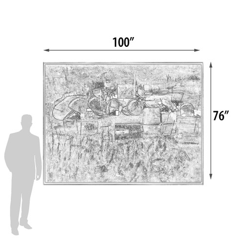 Floating Shapes XXL in Simplicity Frame Room Scene