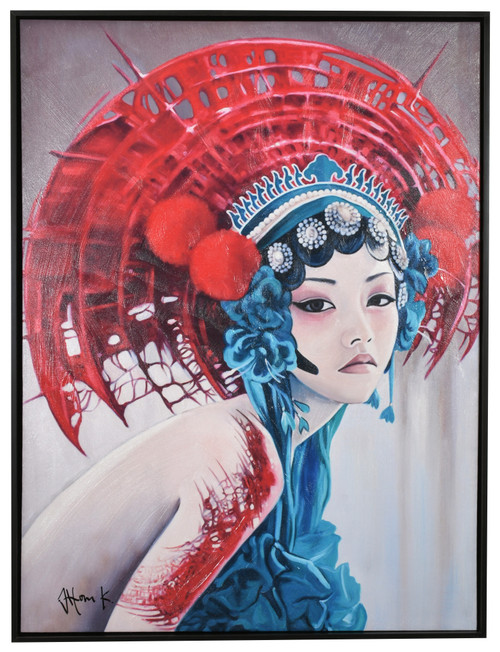Imperial Concubine with Brown Deep Gallery Frame