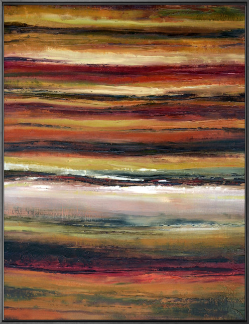 Abstract Multi-Colored Lines Giclee